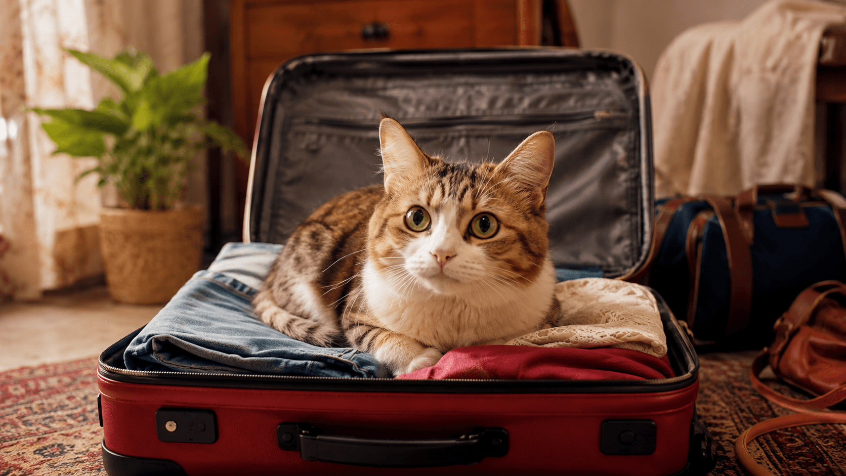 The Suitcase Cat: Understanding Cat Anxiety and Travel Stress